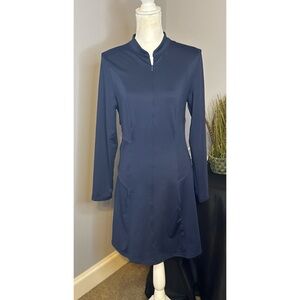 Jack Smith Navy Long Sleeve Athletic Dress